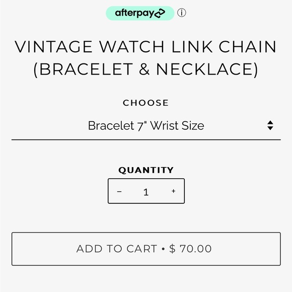 HRH COLLECTION “VINTAGE WATCH LINK CHAIN BRACELET” GOLD TONED - Picture 3 of 3